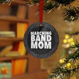 Marching Band Mom - Music Notes - Metal Ornament