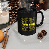 Color Guard - Retro - Yellow - 11oz Black Mug