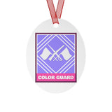 Color Guard - Stamp - Metal Ornament