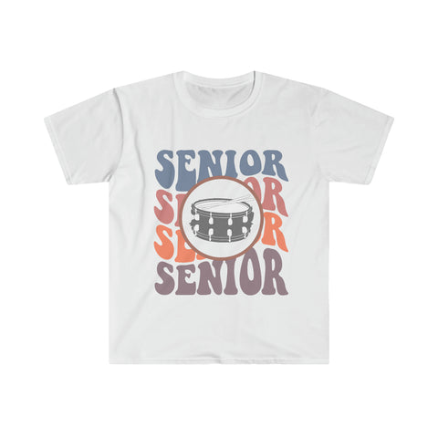 Senior Retro - Snare Drum - Unisex Softstyle T-Shirt
