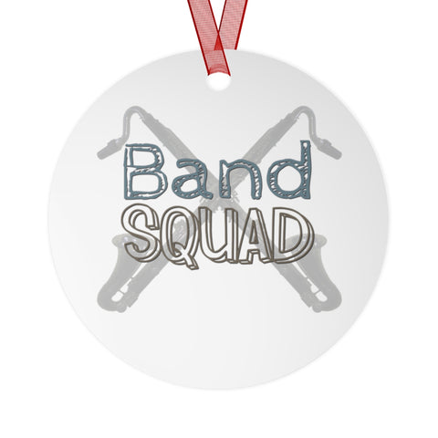 Band Squad - Bass Clarinet - Metal Ornament