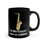 Instrument Chooses - Tenor Sax 2 - 11oz Black Mug