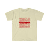 Percussionist - Retro - Red - Unisex Softstyle T-Shirt