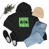 Vintage Green Glitter Dots - Color Guard - Hoodie