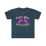 Plays Well With Others - Color Guard - Unisex Softstyle T-Shirt