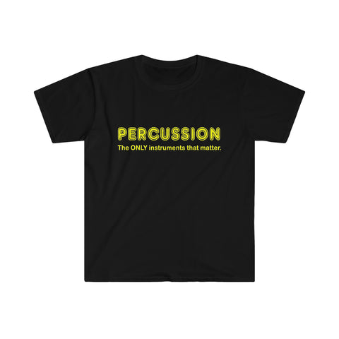 Percussion - Only - Unisex Softstyle T-Shirt