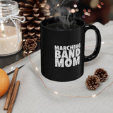 Marching Band Mom - Music Notes - 11oz Black Mug