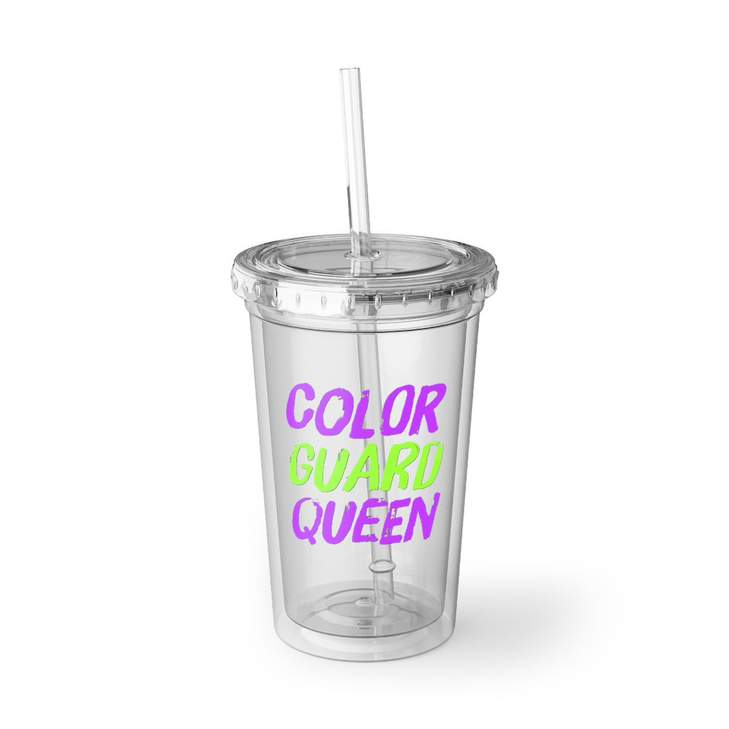 Color Guard - Queen - Magenta/Green - Suave Acrylic Cup