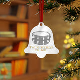 Talk Nerdy To Me - Snare Drum - Metal Ornament
