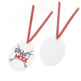 Beast Mode - Clarinet - Metal Ornament