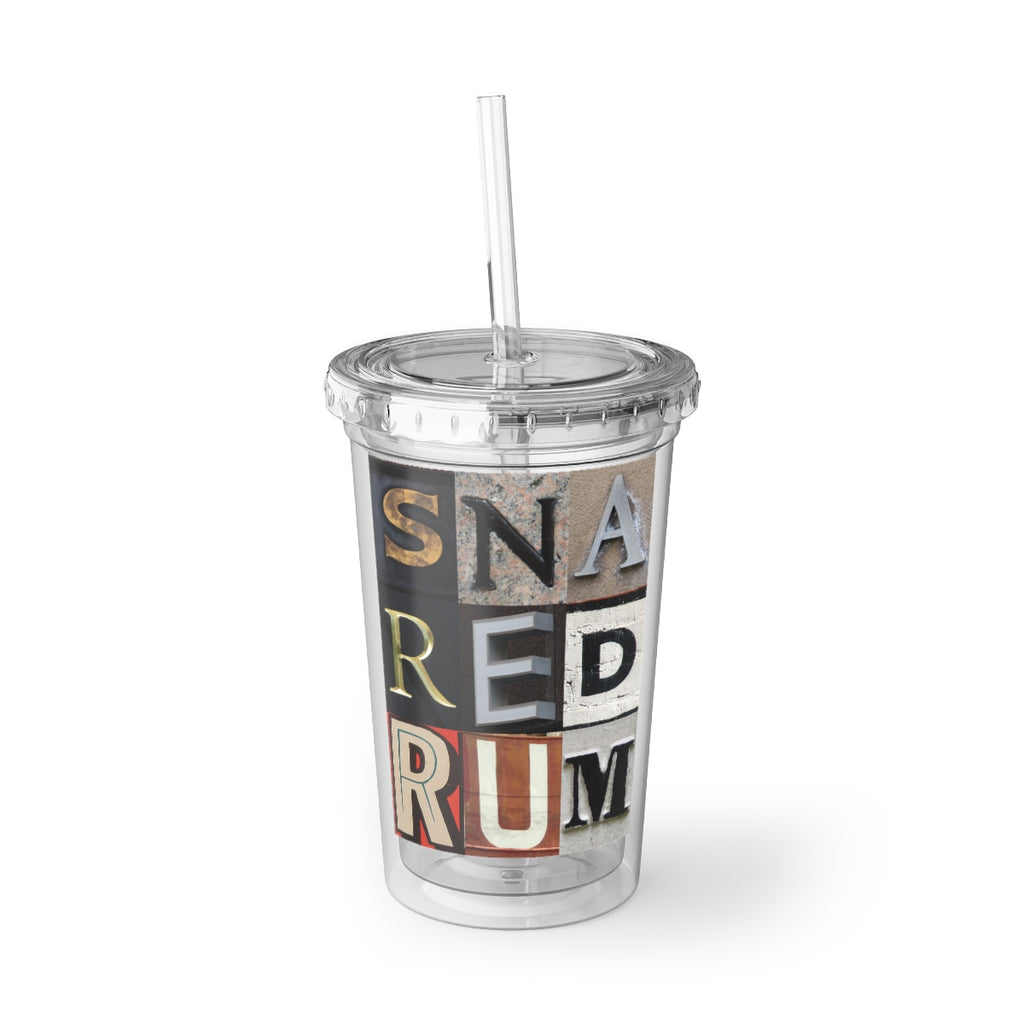 Snare Drum - Artsy Alphabet - Suave Acrylic Cup
