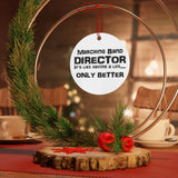 Marching Band Director - Life - Metal Ornament