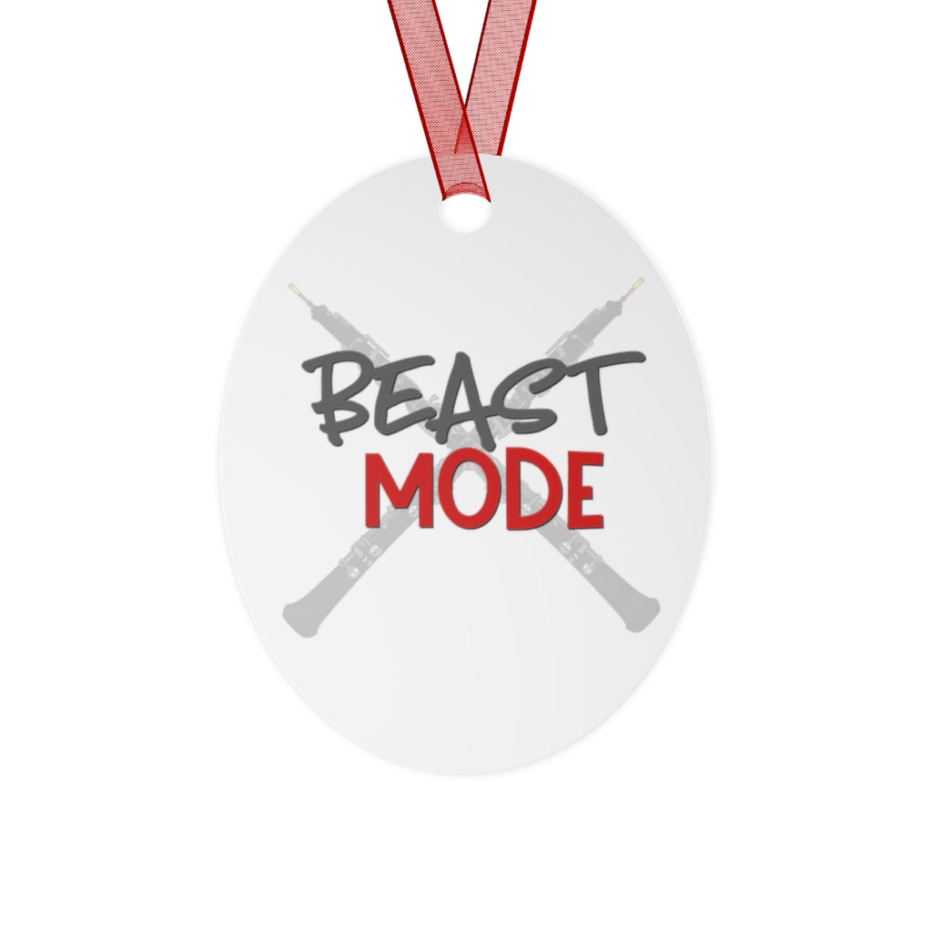 Beast Mode - Oboe - Metal Ornament