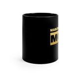 Marching Band Mom - Gold - 11oz Black Mug