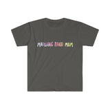 Marching Band Mom - Watercolor - Unisex Softstyle T-Shirt