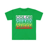 Color Guard  Queen - Rainbow - Unisex Softstyle T-Shirt