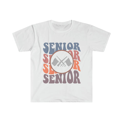 Senior Retro - Color Guard - Unisex Softstyle T-Shirt