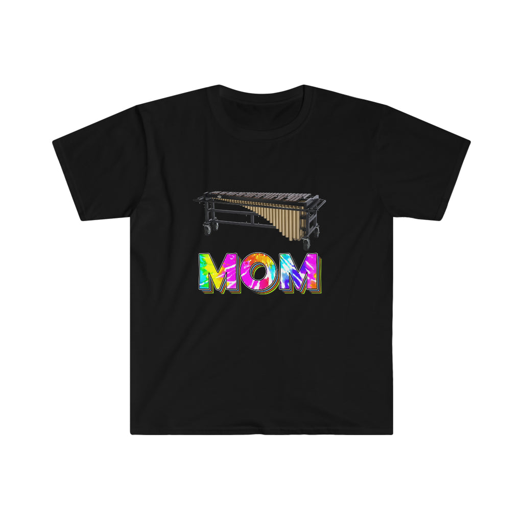 Band Mom - Tie Dye - Marimba - Unisex Softstyle T-Shirt