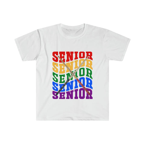 Senior Rainbow - Drumsticks - Unisex Softstyle T-Shirt