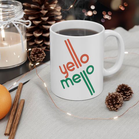 Mellophone - Yello Mello - Orange - 11oz White Mug