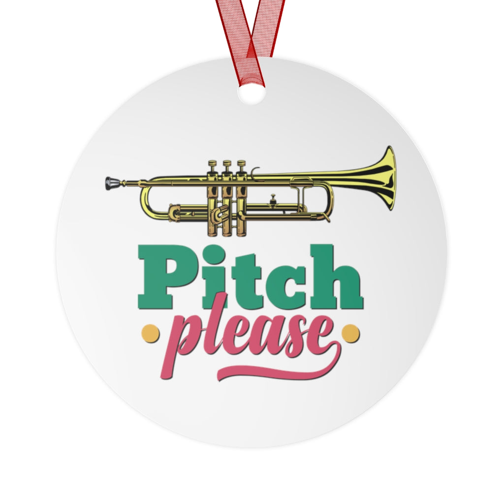 Pitch Please - Trumpet - Metal Ornament