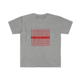 Percussionist - Retro - Red - Unisex Softstyle T-Shirt