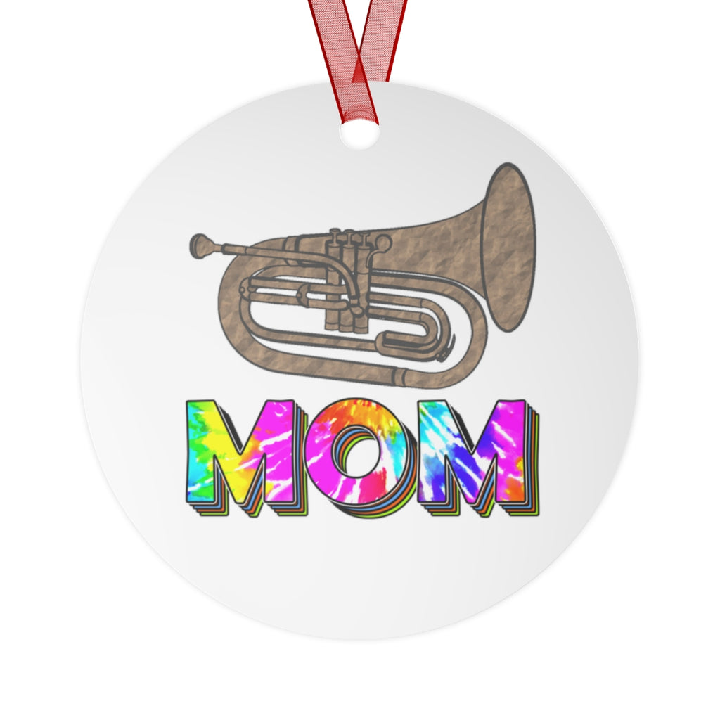 Band Mom - Baritone - Metal Ornament