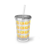 Vintage Yellow Cloud - Drumsticks - Suave Acrylic Cup - Pattern