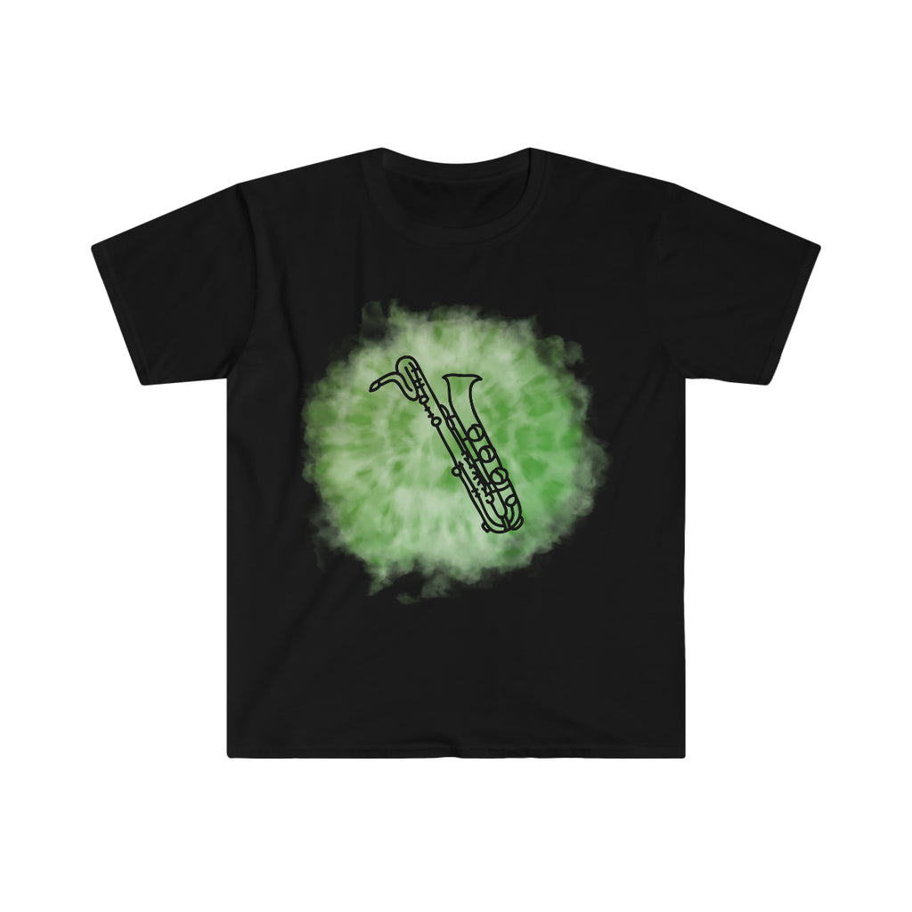 Vintage Green Cloud - Bari Sax - Unisex Softstyle T-Shirt