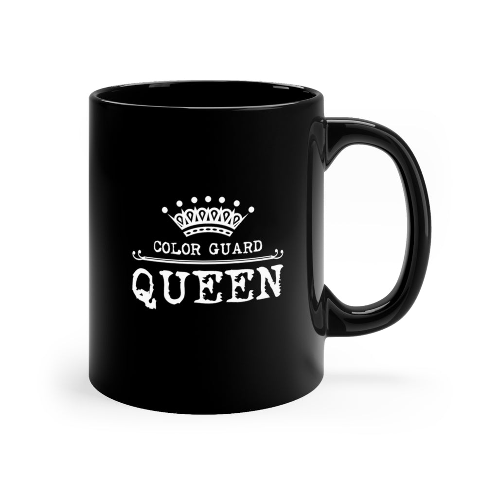 Color Guard Queen - Crown 2 - 11oz Black Mug