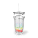 Color Guard - I Don't Sweat, I Sparkle 5 - Suave Acrylic Cup