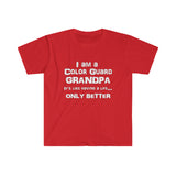 Color Guard Grandpa - Life - Unisex Softstyle T-Shirt