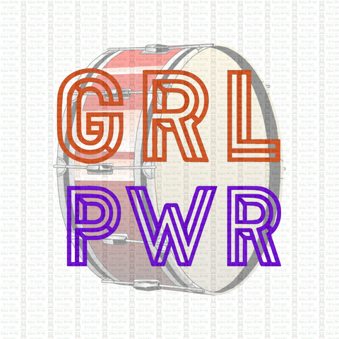 GRL PWR - Bass Drum - Digital Download