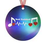 Band Assistant - Heartbeat - Metal Ornament