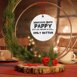 Marching Band Pappy - Life - Metal Ornament