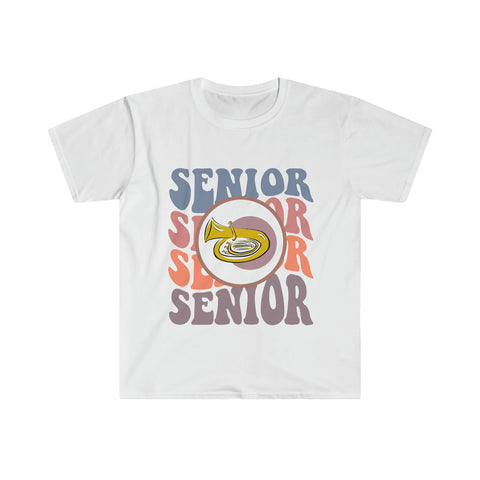 Senior Retro - Tuba - Unisex Softstyle T-Shirt