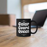 Color Guard Queen 5 - 11oz Black Mug