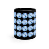 Vintage Blue White Tie Dye - Tenor Sax - Suave Acrylic Cup - Pattern
