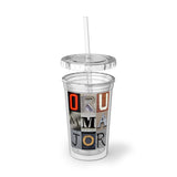 Drum Major - Artsy Alphabet - Suave Acrylic Cup