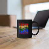 Senior Rainbow - Trombone - 11oz Black Mug