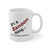 Bassoon Thing 2 - 11oz White Mug