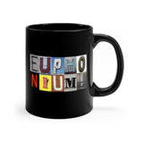 Euphonium 2 - Artsy Alphabet - 11oz Black Mug