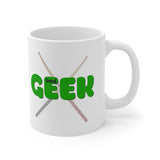 Band Geek - Drumsticks - 11oz White Mug