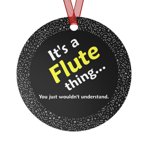 Flute Thing - Metal Ornament