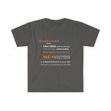 Band Mom Definition - Orange - Unisex Softstyle T-Shirt