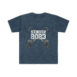 Senior 2023 - White Lettering - Bass Clarinet - Unisex Softstyle T-Shirt