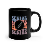 Senior Retro - Trumpet - 11oz Black Mug