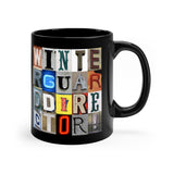 Winter Guard Director - Artsy Alphabet - 11oz Black Mug