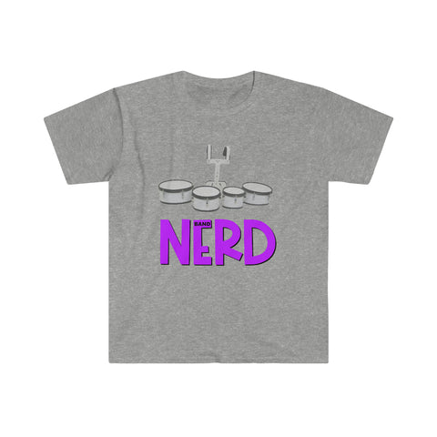 Band Nerd - Quads/Tenors - Unisex Softstyle T-Shirt