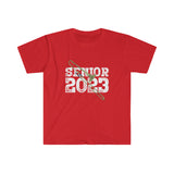 Senior 2023 - White Lettering - Trombone - Unisex Softstyle T-Shirt